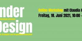 Titelbild Workshop Gender & Design; Design: Rebekka Hochreiter